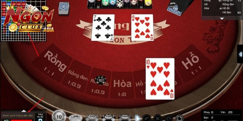 Giới thiệu game bài rồng hổ Ngonclub